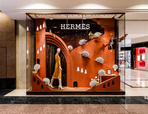 hermes bag window display|Hermes window display ideas.